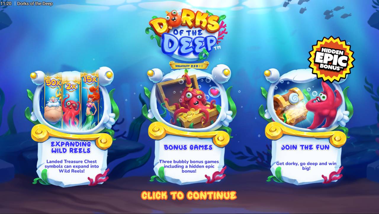 Dorks Of The Deep (Hacksaw Gaming) Image 1